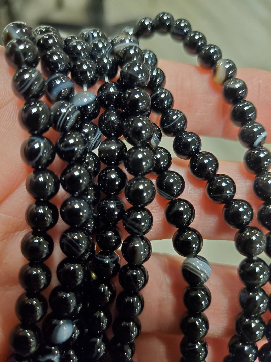 BANDED AGATE 6MM