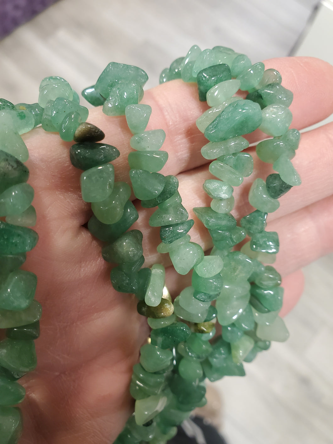 GREEN AVENTURINE CHIPS