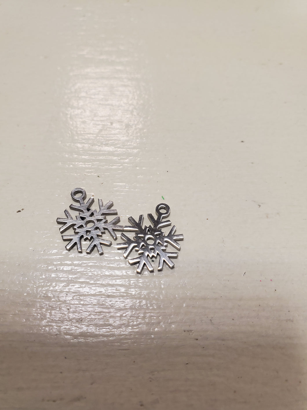 304 STAINLESS STEEL SNOWFLAKE CHARM
