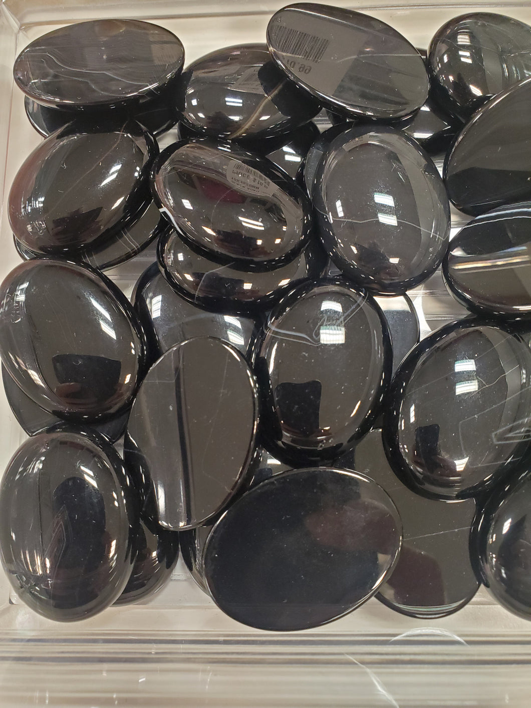 BLACK AGATE CABOCHON