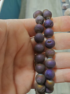 ELEC AGATE DRUZY 10MM