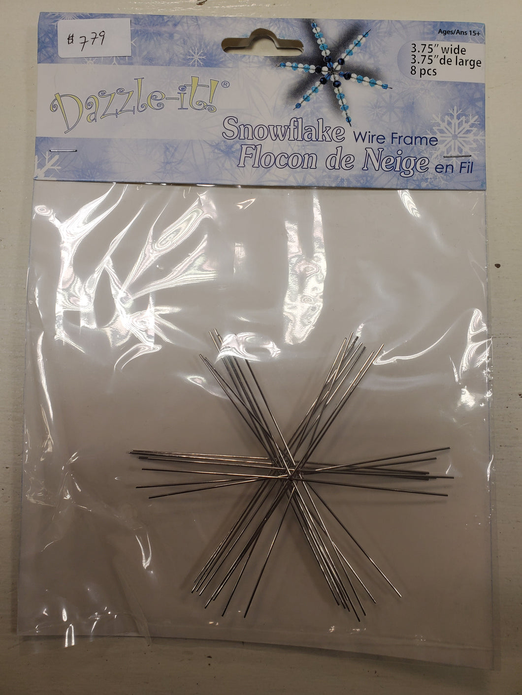 SNOWFLAKE WIRE FRAME