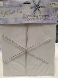 SNOWFLAKE WIRE FRAME