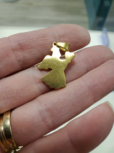 304 STAINLESS ANGEL PENDANT