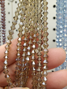 GLASS BICONE 4MM