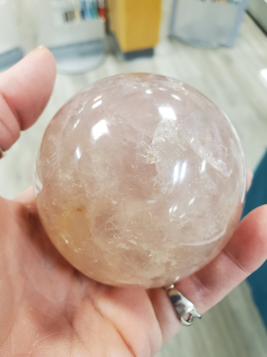 ROSE QUARTZ SPHERE