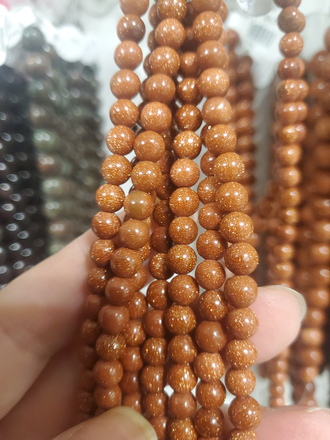 RED GOLDSTONE 6MM