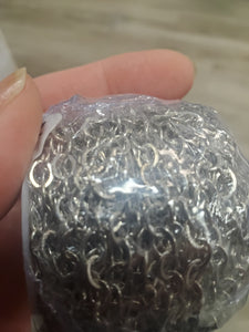 RHODIUM CHAIN OVAL CABLE