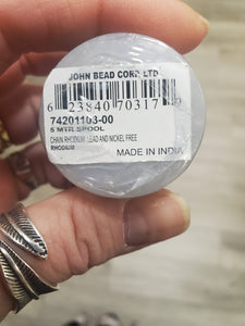 RHODIUM CURB CHAIN