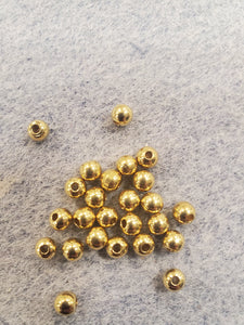UNPLATED BRASS ROUND 5x4MM