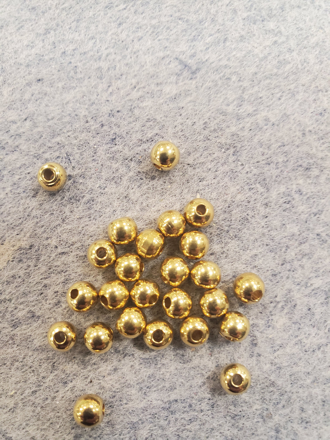 UNPLATED BRASS ROUND 5x4MM