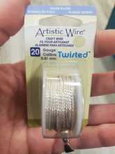 Load image into Gallery viewer, WIRE SILVER 20G TWISTED
