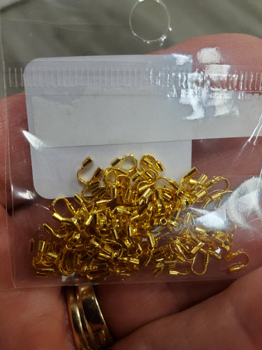 Wholesale HOBBIESAY 80Pcs 4 Style Brass Crimp Beads Covers 