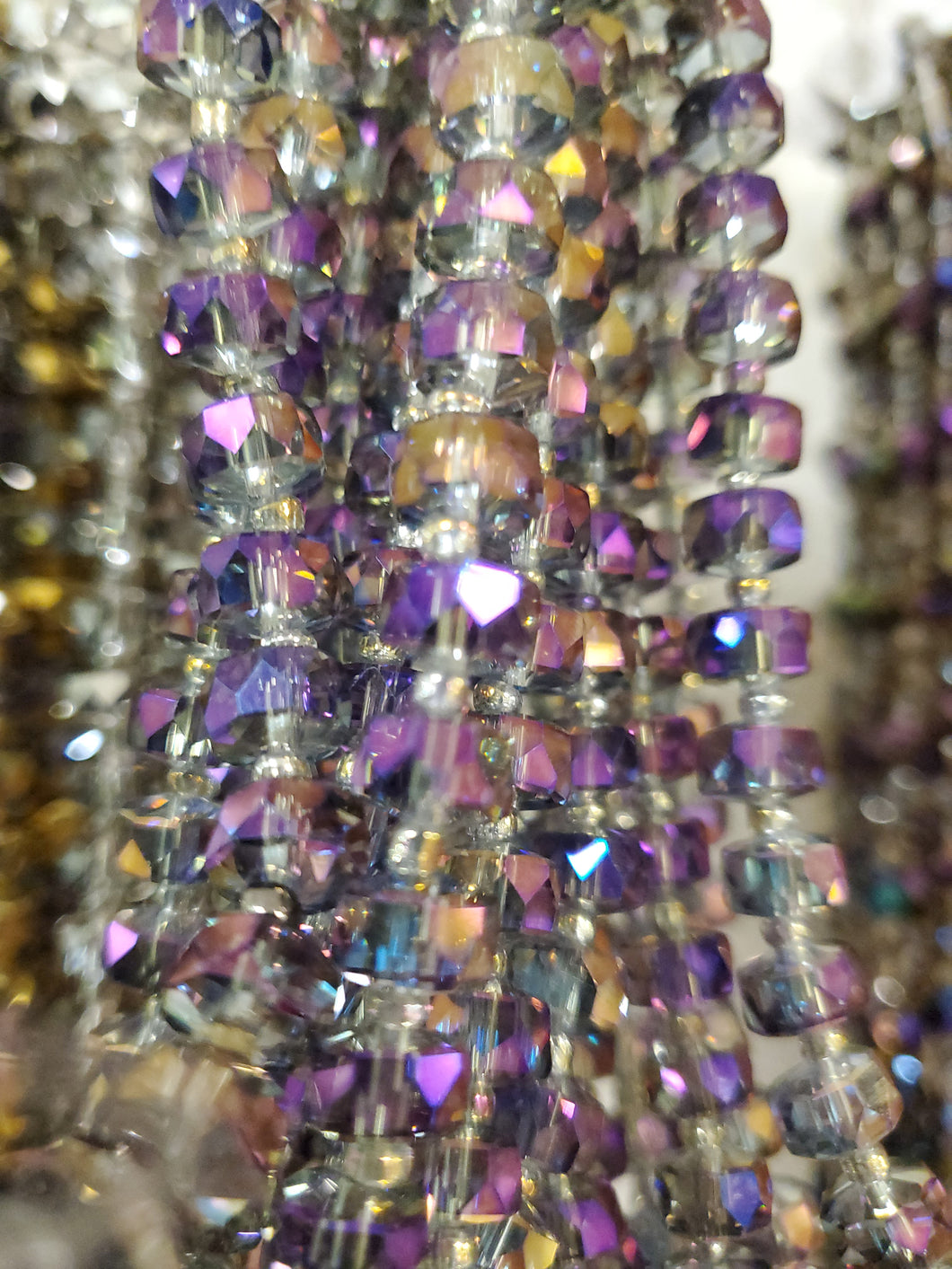 ELECTROPLATED GLASS 8X5MM