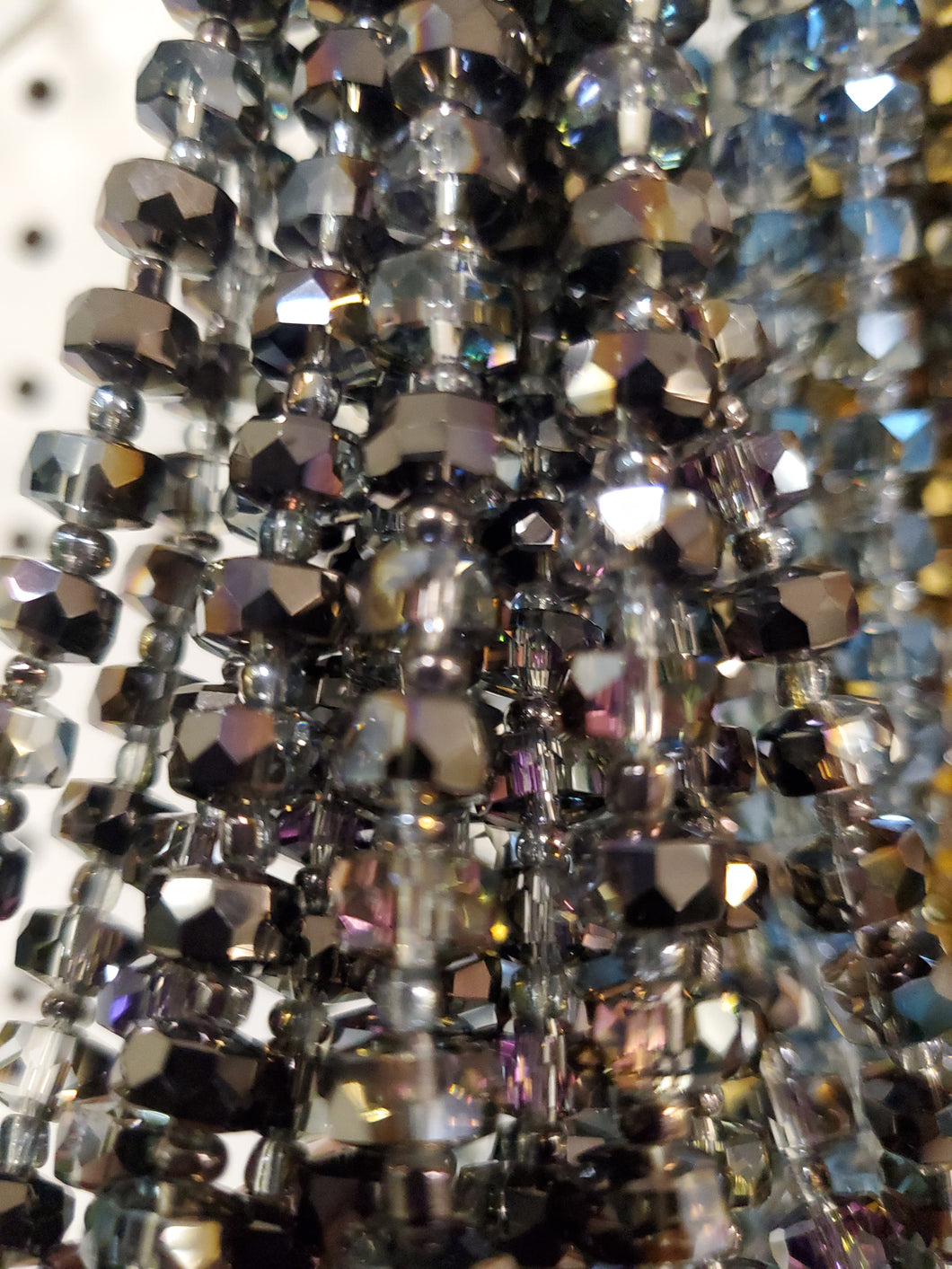 ELECTROPLATED GLASS 8X5MM