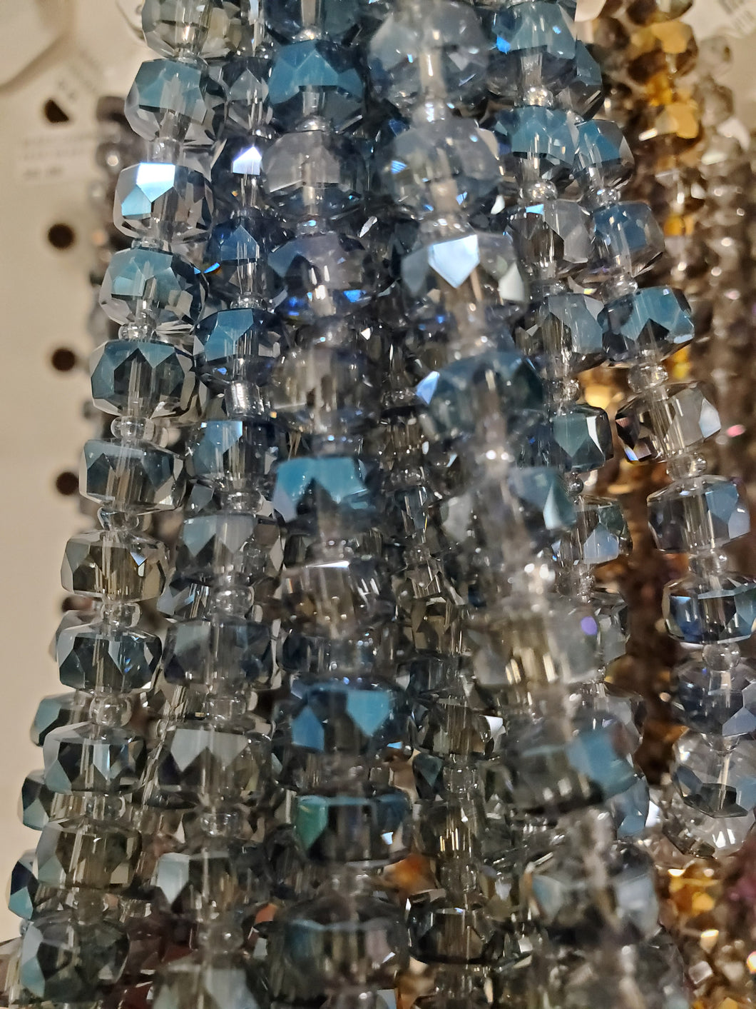 ELECTROPLATED GLASS 8X5MM