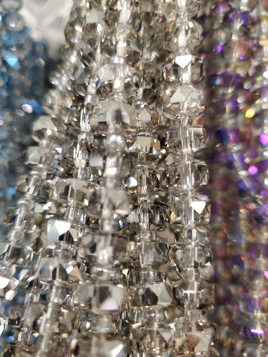 ELECTROPLATED GLASS 8X5MM