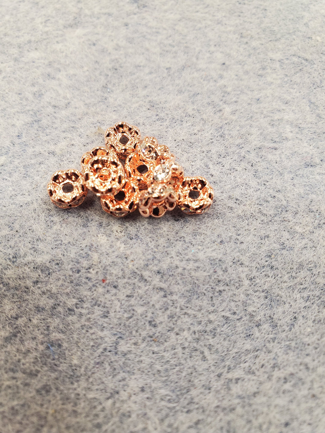 RHINESTONE SPACER CRYSTAL