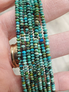 GREEN TURQUOISE BICONE 2X3MM