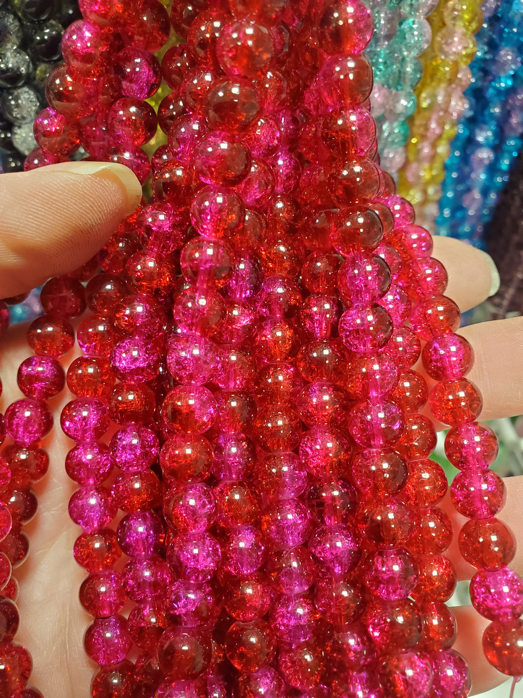 CRACKLE GLASS 8MM