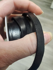 LEATHER CORD BLACK