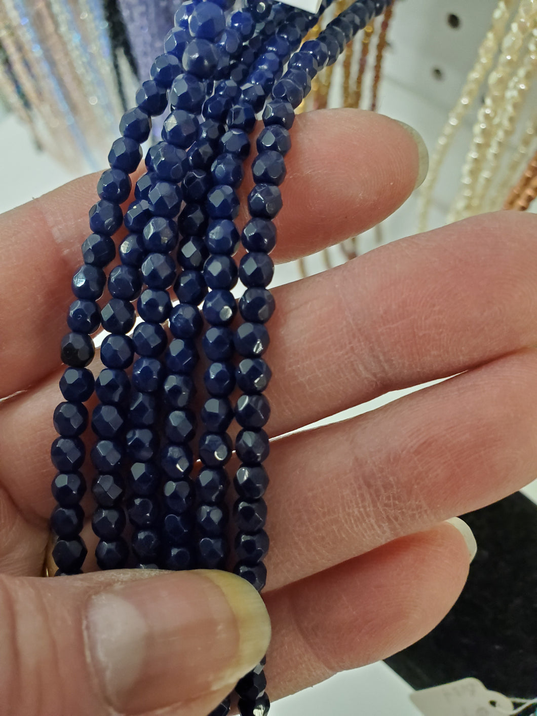 CZECH FIRE POLISHED CRYSTAL 4MM