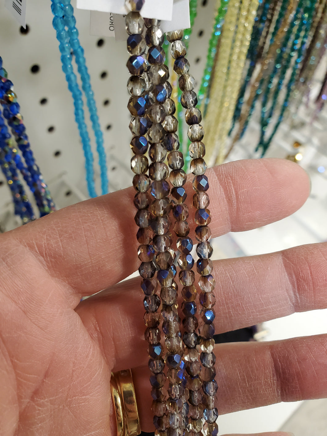 CZECH FIRE POLISHED CRYSTAL 4MM