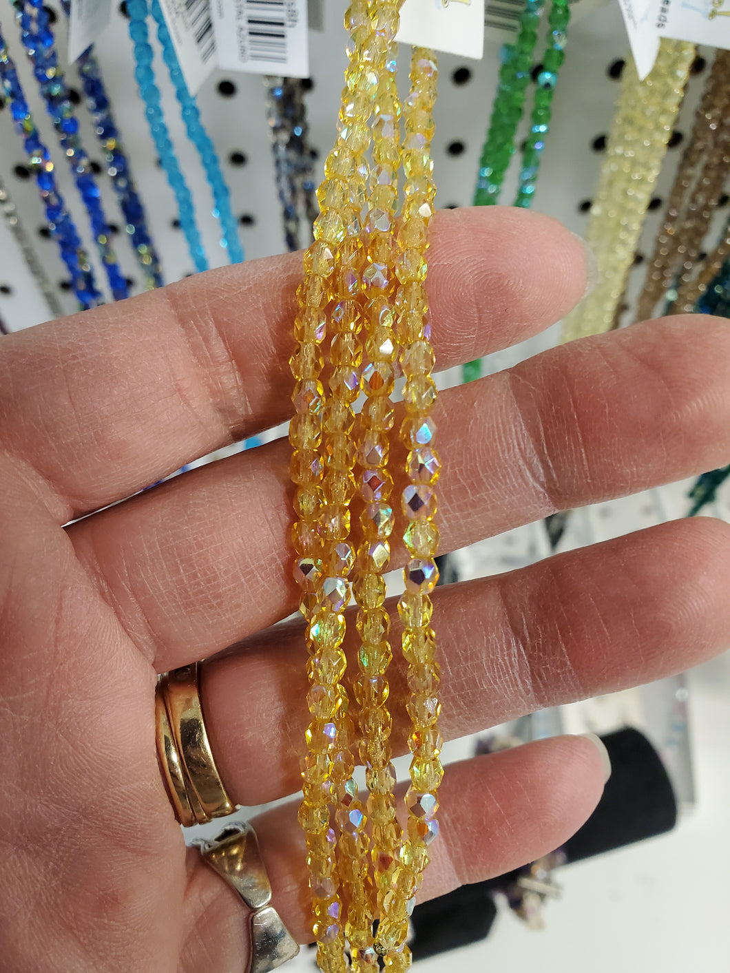 CZECH FIRE POLISHED CRYSTAL 4MM