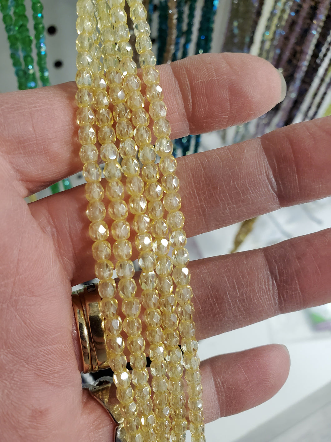 CZECH FIRE POLISHED CRYSTAL 4MM