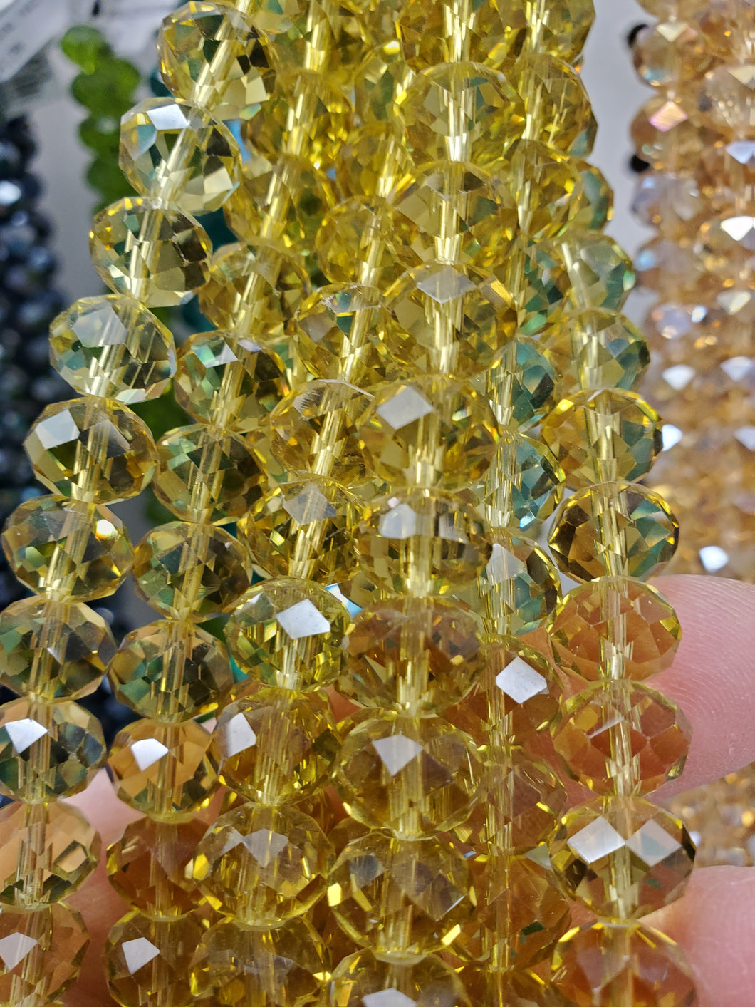CRYSTAL FACETED 8X10MM