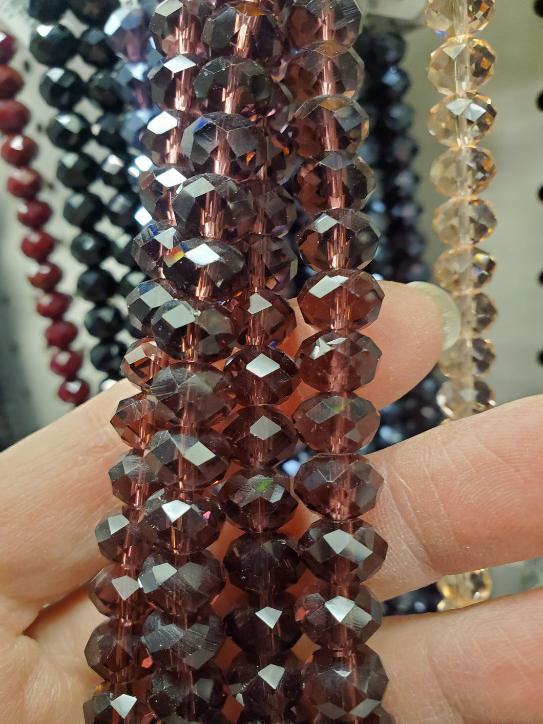 CRYSTAL FACETED 8X10MM
