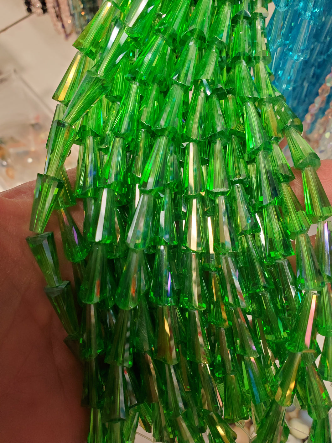 ELECTROPLATED GLASS CONE