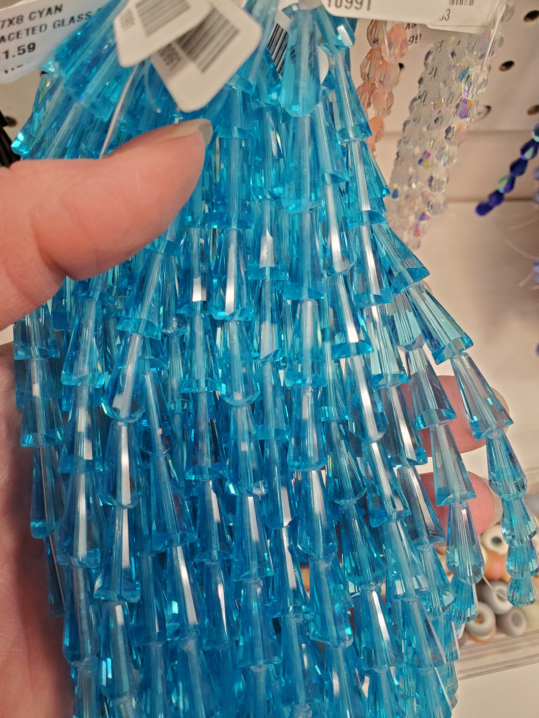 FACETED GLASS CONE
