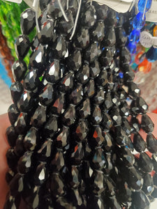 FACETED GLASS DROP