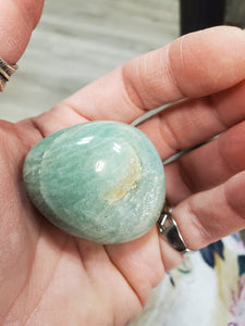 AMAZONITE PALM STONE