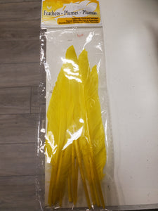 DUCK FEATHER YELLOW