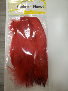 GOOSE FEATHER RED
