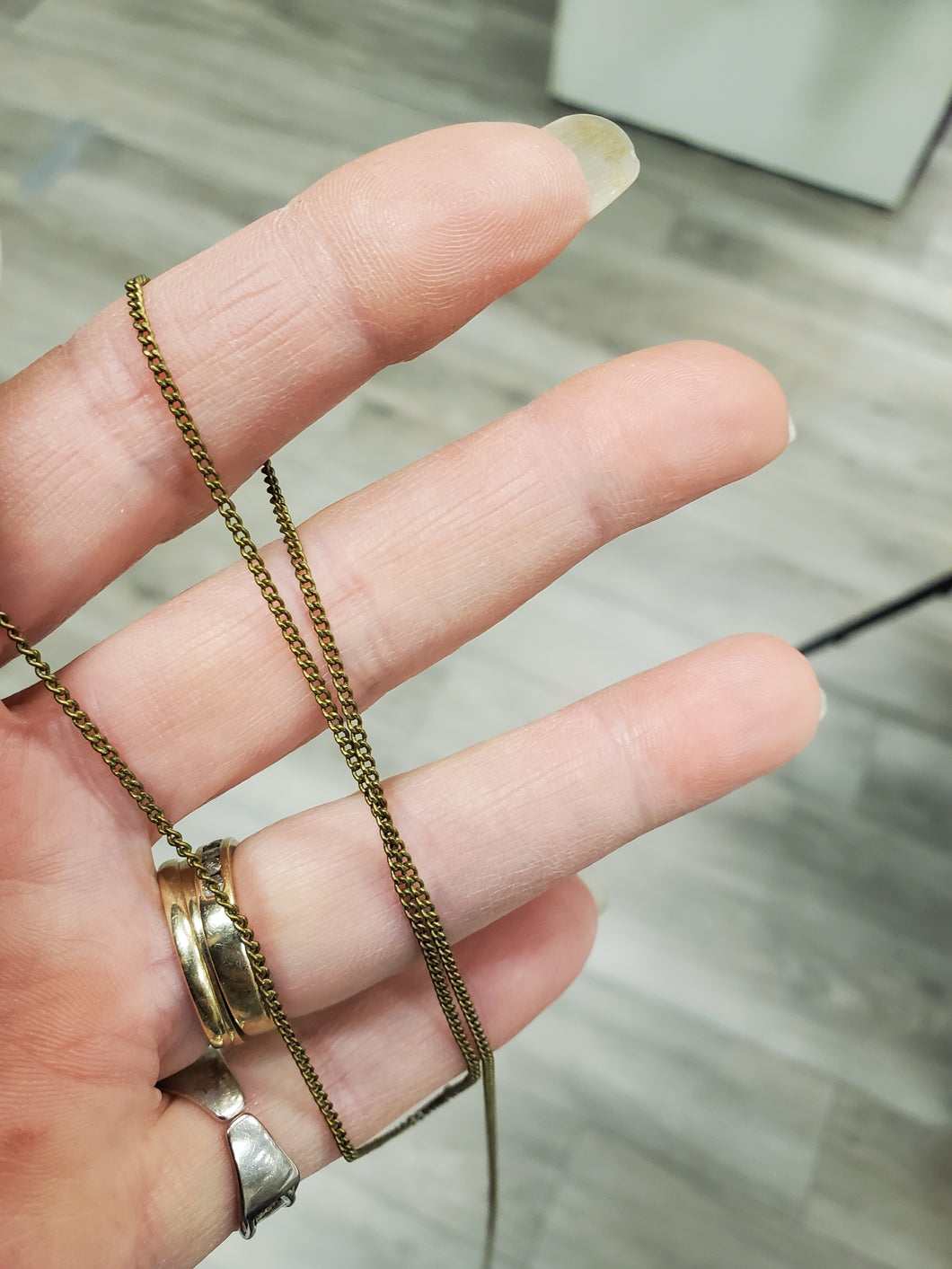 BRASS TWISTED CURB CHAIN
