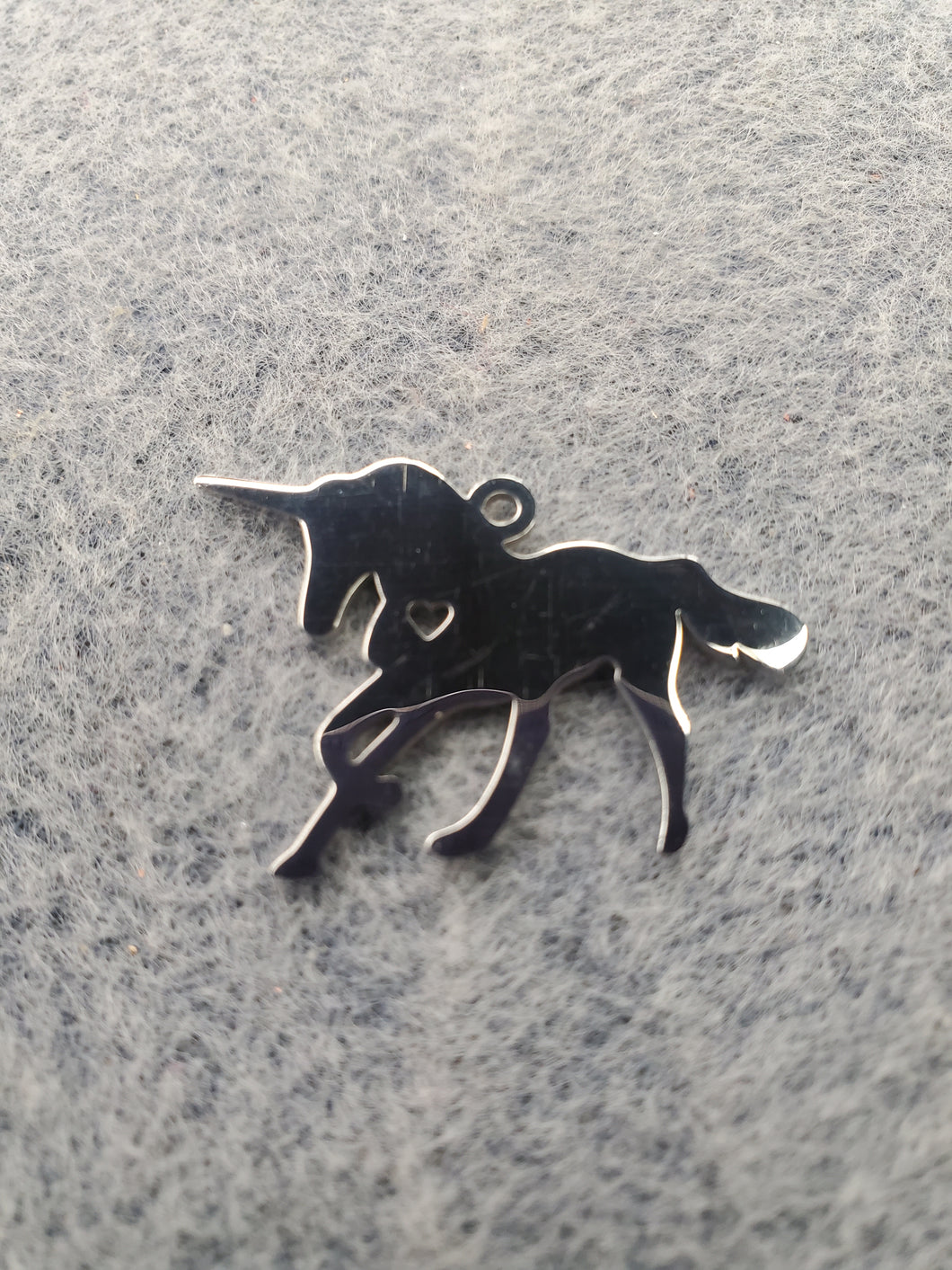 201 STAINLESS UNICORN CHARM
