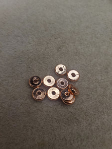 BRASS FLAT ROUND 8X2MM