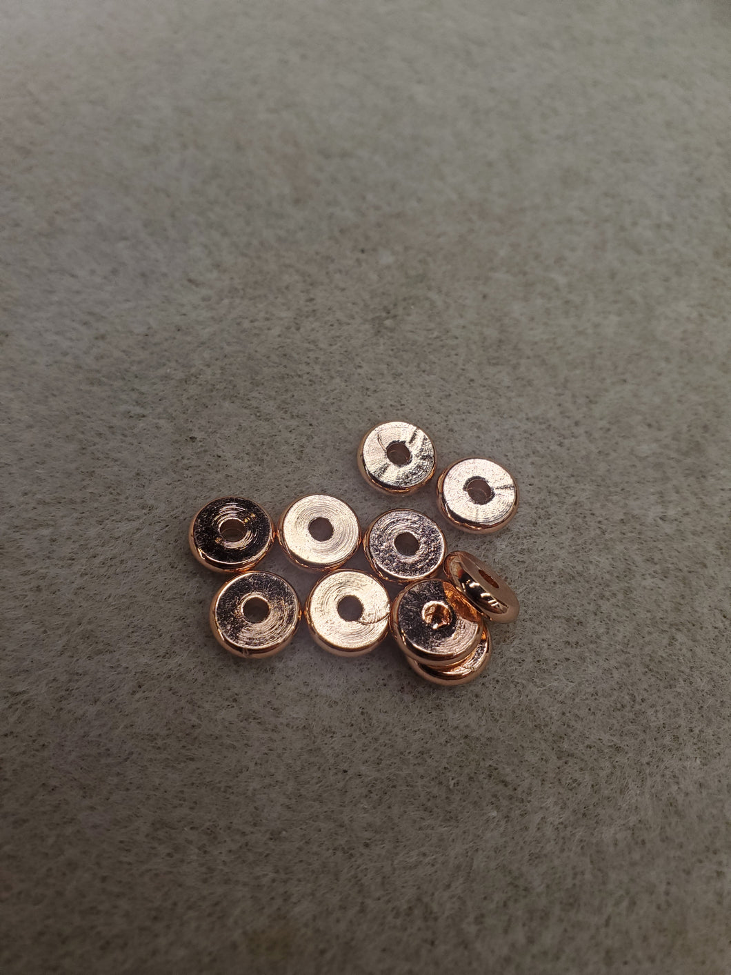 BRASS FLAT ROUND 8X2MM