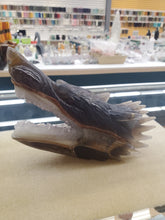 Load image into Gallery viewer, AGATE DRUZY WOLF HEAD
