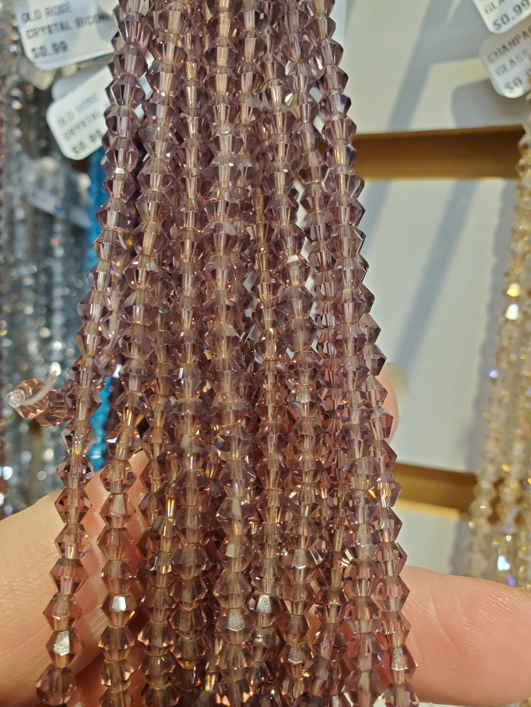 CRYSTAL BICONE 4MM