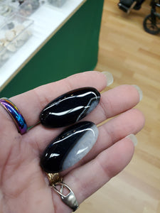 AGATE OVAL 40X20X10MM