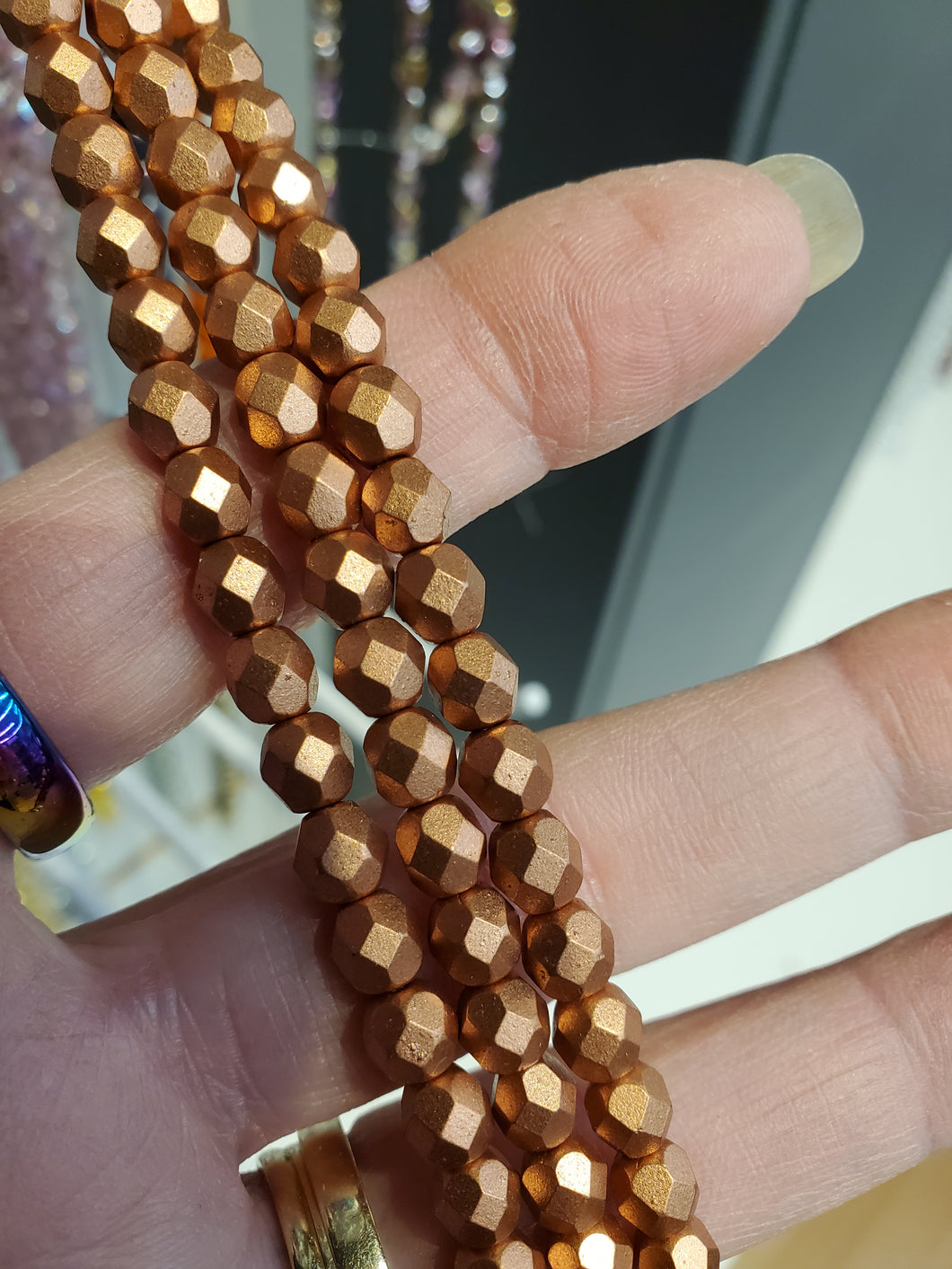 CZECH Fire Polished CRYSTAL 6MM
