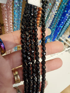 CZECH Fire Polished CRYSTAL 6MM