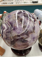 Load image into Gallery viewer, AMETHYST CHEVRON SPHERE
