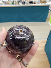 Load image into Gallery viewer, CHEVRON AMETHYST SPHERE
