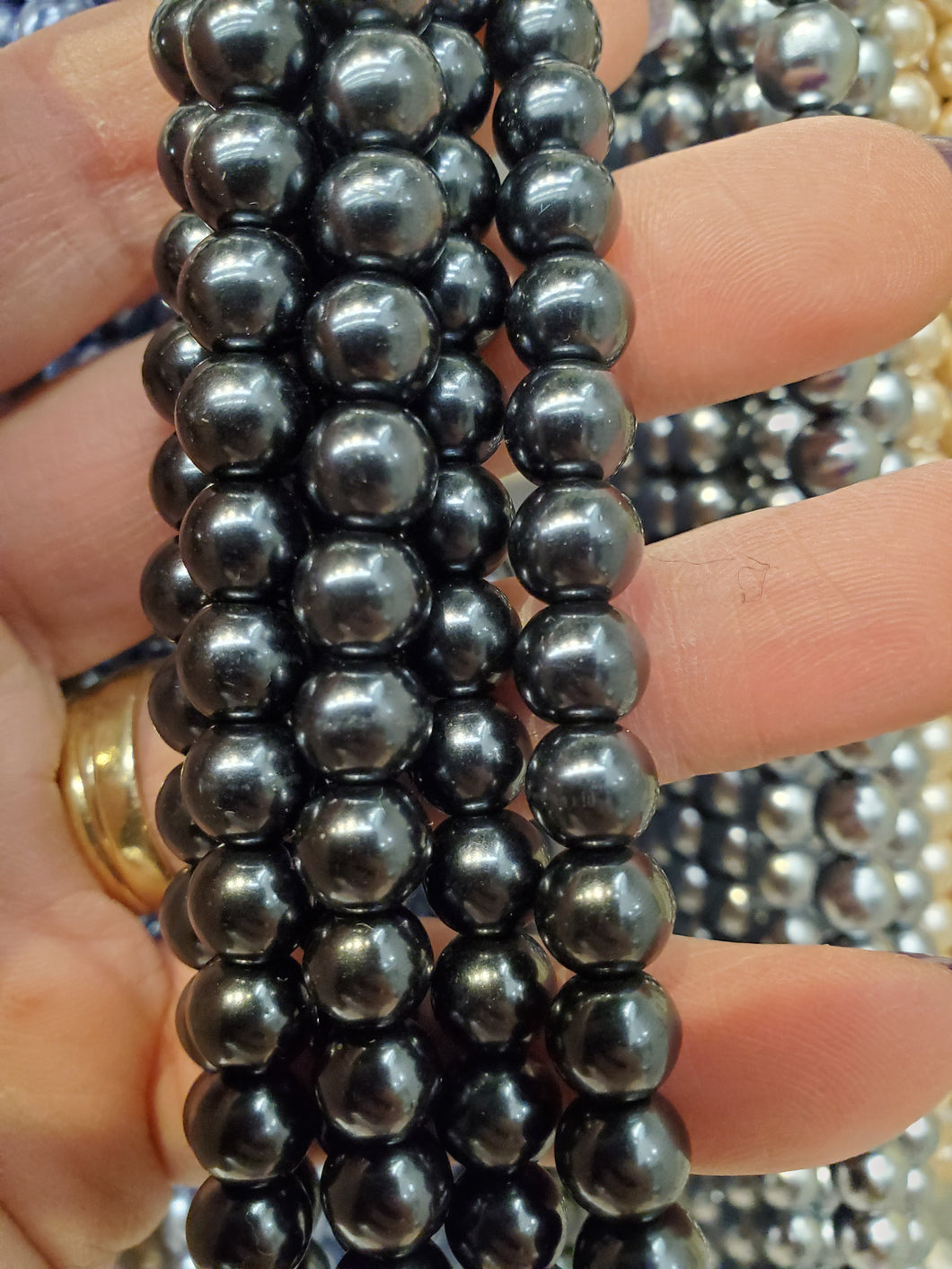 GLASS PEARL 8MM