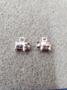 ALLOY CHARM PIG